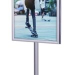 Pole with B1 size frame