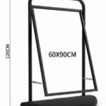 Outdoor poster stand black-wymiary