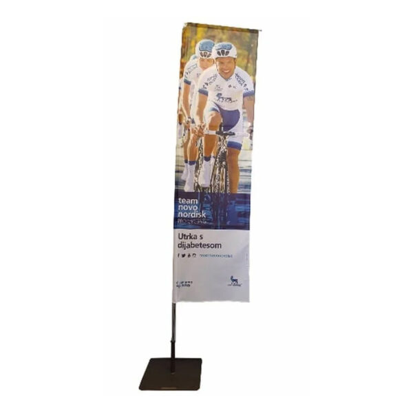 Flaga reklamowa z nadrukiem (Flying Banner, Winder)