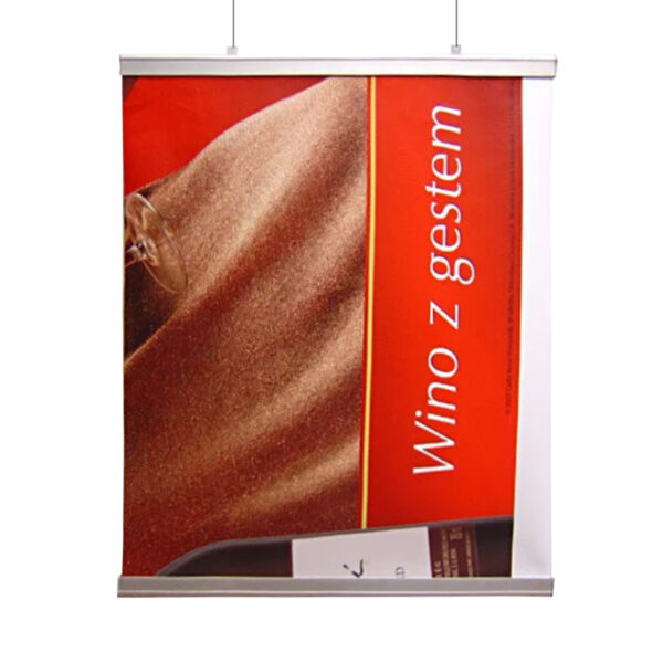 Listwy plakatowe zaciskowe aluminiowe