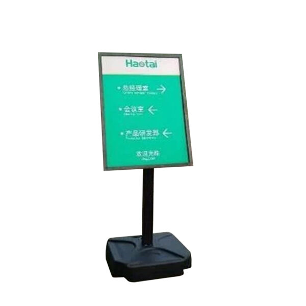 Potykacz outdoor - menu stalowy na zbiorniku