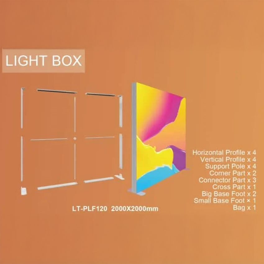 Ścianki tekstylne podświetlane LED Smart Light Box